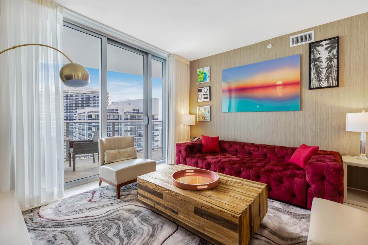 Seashore Resort - 2 Bedroom Right On The Beach Direct Ocean-View With Amenities On The Rooftop Hollywood Ngoại thất bức ảnh