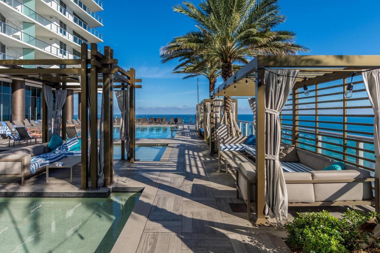 Seashore Resort - 2 Bedroom Right On The Beach Direct Ocean-View With Amenities On The Rooftop Hollywood Ngoại thất bức ảnh