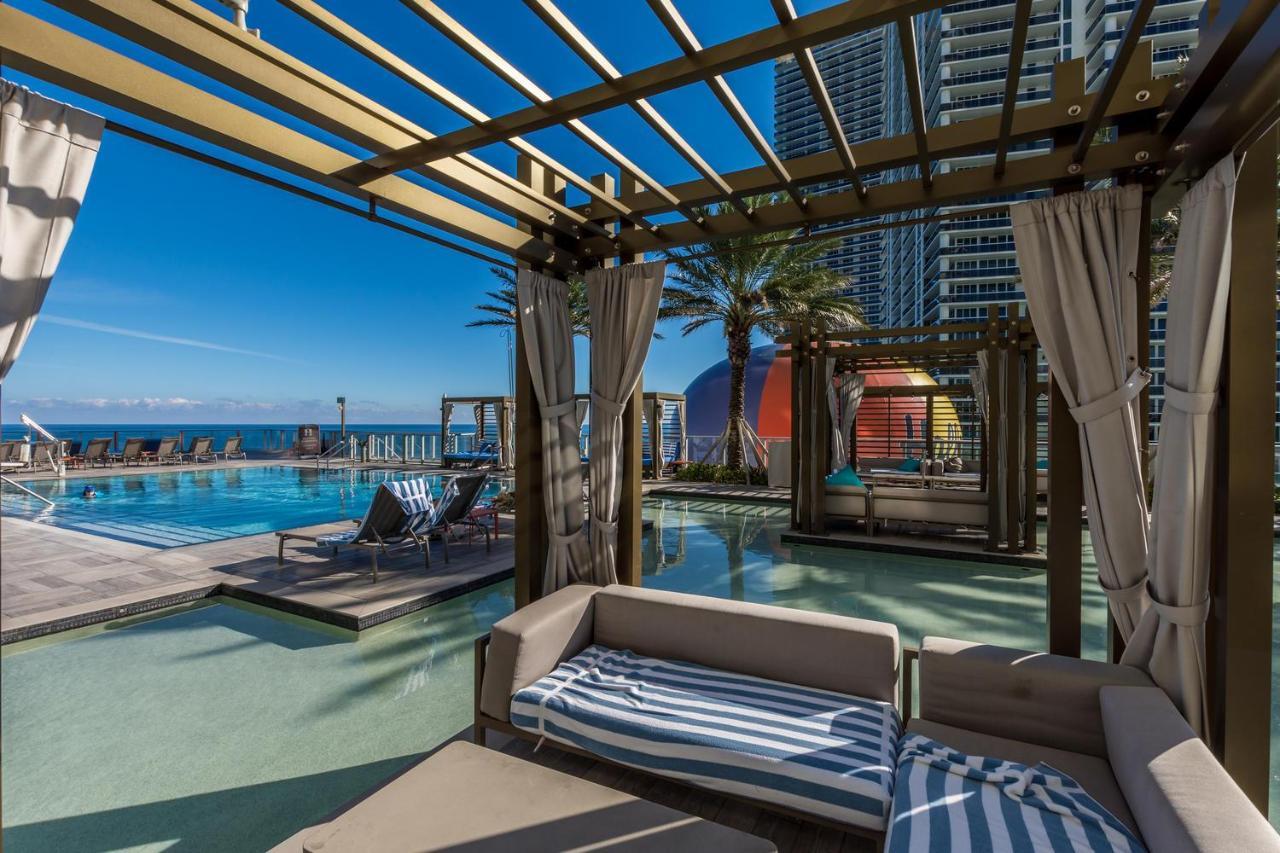 Seashore Resort - 2 Bedroom Right On The Beach Direct Ocean-View With Amenities On The Rooftop Hollywood Ngoại thất bức ảnh